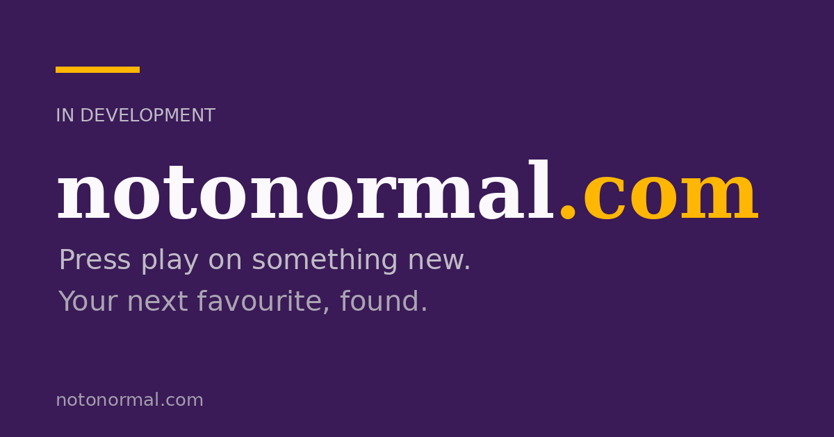 Link preview image for notonormal.com